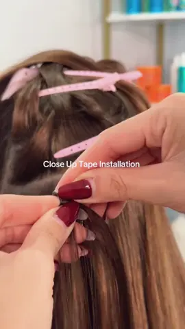 Tape In Extensions Sandwich Method | Easy Installation Tutorial ✨ Learn the sandwich method for installing Tape In extensions! Follow this easy tutorial for a secure, seamless blend with natural-looking length and volume. #ugeathair #hairtok #hairgoals #hairextensions #tapeinhair 