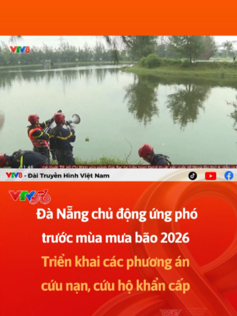 🌊 Để chủ động ứng phó trước mùa mưa bão 2026, Công an TP. Đà Nẵng đã triển khai diễn tập các kịch bản cứu nạn, cứu hộ khẩn cấp và sát thực tế.  🧗‍♂️ Từ kỹ thuật đu dây vượt dòng nước xiết đến thao tác lặn tìm kiếm nạn nhân trong lòng nước đục, các chiến sĩ đã trải qua quá trình rèn luyện thể lực và bản lĩnh kiên cường.  #Phongchongthientai #Chudongtusomtuxa #DaNang #Antoanmualu ##ConganDaNang