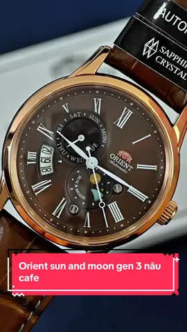Orient sun and moon gen 3 nâu cafe size 42mm chưa bao giờ hết hot #donghonhat #donghochinhhang #orient #orientwatch #orientsunandmoongen3 @Trình Watch @trinhdongho 