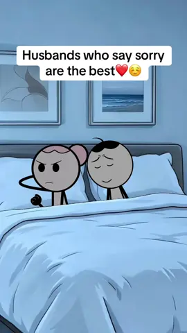 Husbands who say sorry are the best❤️☺️ #couple #fyp #viralvideos #foryoupage #animation 
