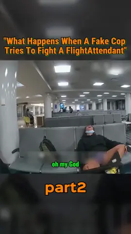 What Happens When A Fake Cop Tries To Fight A Attendant Part 2#cops #copsoftiktoks #bodycam #viral #trending 