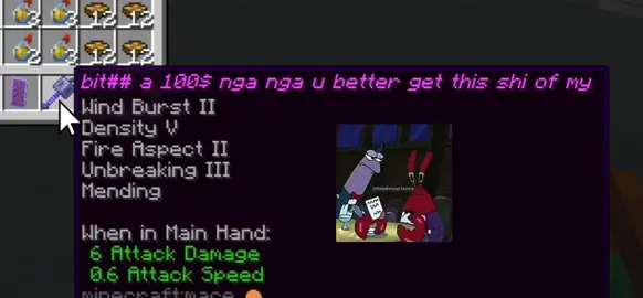 #Minecraft #mrkrabs #money #mace #fypシ 