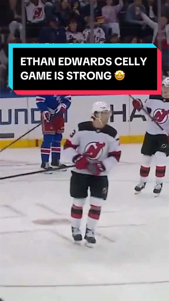 okay go off 🫢 #NHL #hockey #NewJerseyDevils #sports #EthanEdwards 