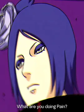 Bye bye.  #konan #pain #akatsuki #naruto #fyp 