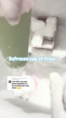 Réponse à @arielbailey222_  I did forget to post it my bad here you go full video on YouTube #iceeating #freezerfrost #icecup #crunchyice #fyp 