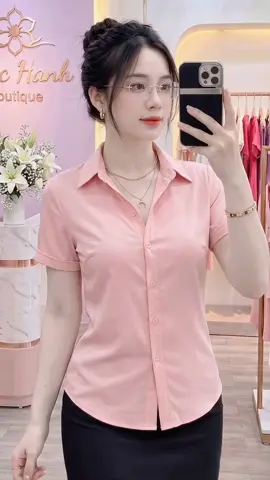 Áo Sơ Công Sở Tay Ngắn Sang Trọng  #thoitrangnu #somi #OOTD #xuhuong #videoviral 