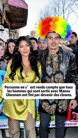 Personne ne s’est rendu compte que tous les hommes qui sont sortis avec Maeva Ghennam ont fini par devenir des clowns #filmtok #onregardequoi #france #foryour #maevaghennam 