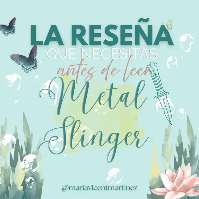 ⚔️ 𝗠𝗘𝗧𝗔𝗟 𝗦𝗟𝗜𝗡𝗚𝗘𝗥 ⚔️ Después de mucho tiempo de haberlo leído, por fin os traigo mi reseña de Metal Slinger 🤭📖 de @crossbookslibros  Y es que dentro de muy poquito voy a ponerme con su segunda parte, así que era el momento perfecto para compartir por fin mi opinión. Ha sido una lectura que he disfrutado mucho, especialmente por su mundo, la acción y todo lo que va construyendo a lo largo de la historia. Aunque también hubo algunos aspectos que hicieron que no llegara a ser una lectura de 5 estrellas. Como siempre, os cuento mi opinión sincera y sin spoilers en el carrusel. 💭✨ ⭐️⭐️⭐️⭐️ 4/5 Ahora que voy a continuar con la historia… tengo muchas ganas de descubrir qué nos espera en la segunda parte 👀 ¿Habéis leído Metal Slinger? ¿Qué os pareció? 🤍 #MetalSlinger #romantasy#BookTokEspañaa #libros #fantasia  