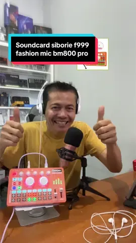 Siborie f999 fashion mic bm800 pro free headset #gajiansale #promoguncang1010 