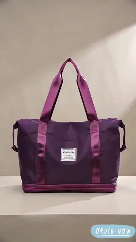 Large capacity Double layer Travel Bag Cloth Yoga Travel Hand Carry Luggage Foldable Beg Besar Murah dan Cantik Waterproof Dry Nylon Sports #largecapacitybag  #extendbag #TravelBag  #BalikKampung #FamilyTrip 
