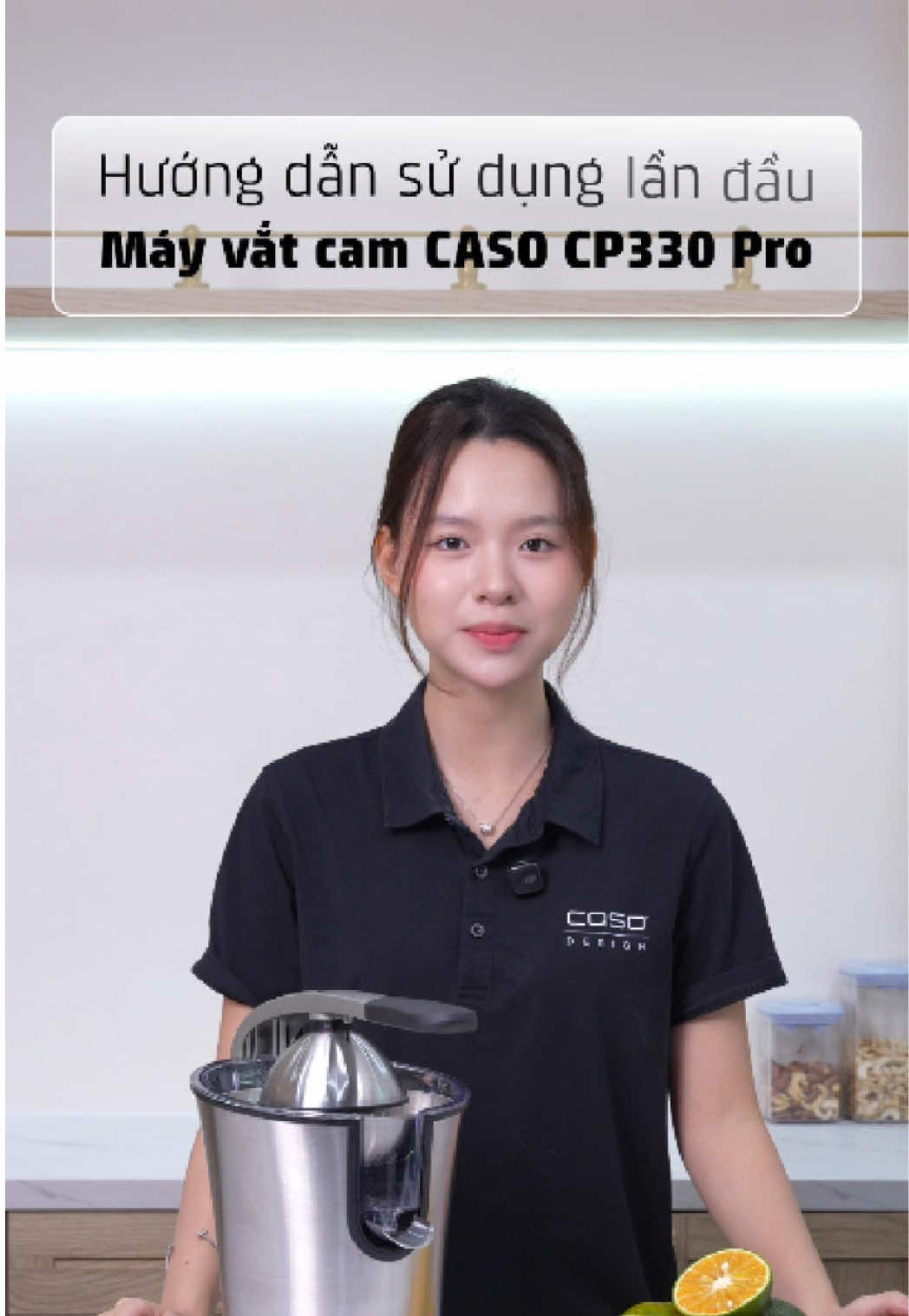 Hướng dẫn sử dụng máy vắt cam CASO CP330 Pro lần đầu! #CASO #casodesign #casodesignvietnam #cp330pro #mayvatcam 