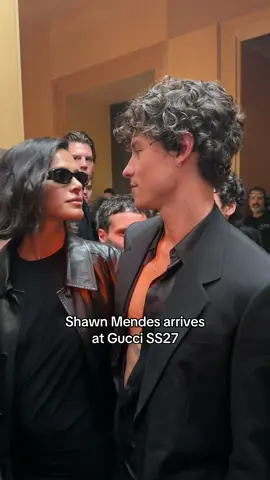 @Shawn Mendes arrives at the @Gucci SS27 show during Milan Fashion Week ‼️ #DazedFashionTV #TikTokFashion #Gucci #ShawnMendes 