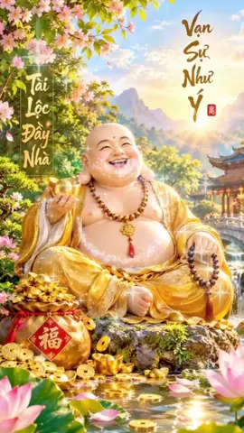 Nụ Cười Di Lặc – Chúc Một Ngày Mới Vui Tươi, May Mắn Và Đủ Đầy 🌸🙏 #PhatDiLac #PhatPhap #PhatPhapNhiemMau #TamAn #TaiLoc 