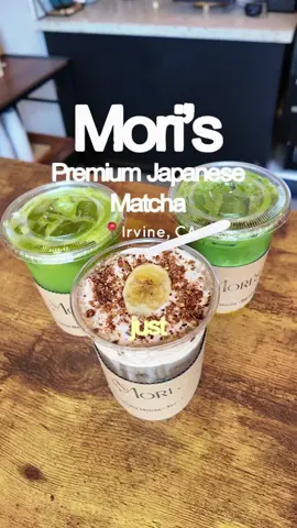 10% off at @MOri’s this weekend for students 🙌  tried the banana cream hojicha, mango sticky rice matcha, and guava tonic with matcha... the guava tonic was hands down my favorite. Student Sale runs 9/25-9/27, just bring your student ID!​ #matcha #irvine #bogo #cafe #ocfoodie 