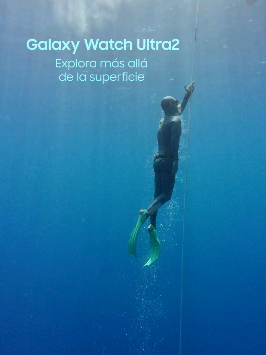 La superficie es solo el comienzo.​ Sumérgete y descubre hasta dónde puedes llegar con Galaxy Watch Ultra2 y su certificación EN13319 para buceo. 🌊⌚​ #Samsung ​ ------------------​ 📹 @Bloodshiftmx 