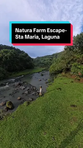 This is your sign to take that weekend getaway at Natura Farm Escape. 🍃🤎 A bamboo cabin by the river, good food, and all the peace you need. Who's coming with you? 👀 #NaturaFarmEscape #Laguna #staycation #NatureEscape #Travel