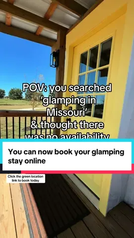 Looking for glamping in Missouri? We found this hidden gem in Butler, Missouri, and it might be one of the most underrated weekend getaways in the state!  Completely redefining Butler, one glamping stay at a time. #tiktokgocreator #glamping #ButlerMO #MissouriTravel #MissouriGlamping