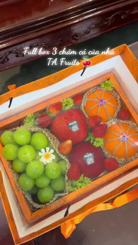 Lại thêm một chiếc box “xinh iuuu” vào bộ sưu tập 🎀 300 cá Kèm túi giấy + thiệp, nhận quà là vui, mở ra lại càng vui hơn 💌 #viral #giotraicaybienhoa #TAFruits #traicaybienhoa #quatangdoanhnghiep 