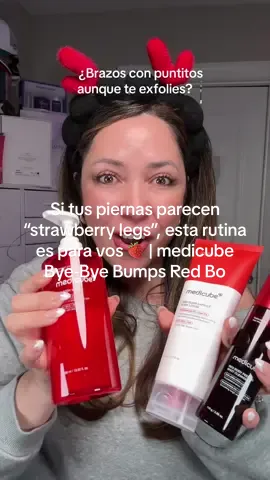 Esos puntitos, bumps y textura áspera en piernas, brazos o espalda no siempre se arreglan poniéndote más crema. 👀  El medicube Bye-Bye Bumps Red Body Set es una rutina completa de body care para exfoliar, limpiar e hidratar mientras ayuda a que la piel con textura se vea más lisa, uniforme y suave. #cybermonday #blackfriday #backacne #granitos @medicube global @medicube US Store 