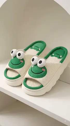 Cute Frog Linen Slippers — Anti-Slip Thick Sole Indoor Home Slippers 🐸
 
#FrogSlippers #CuteSlippers #LinenSlippers #IndoorSlippers #AntiSlipSlippers #ThickSoleSlippers #HomeComfort