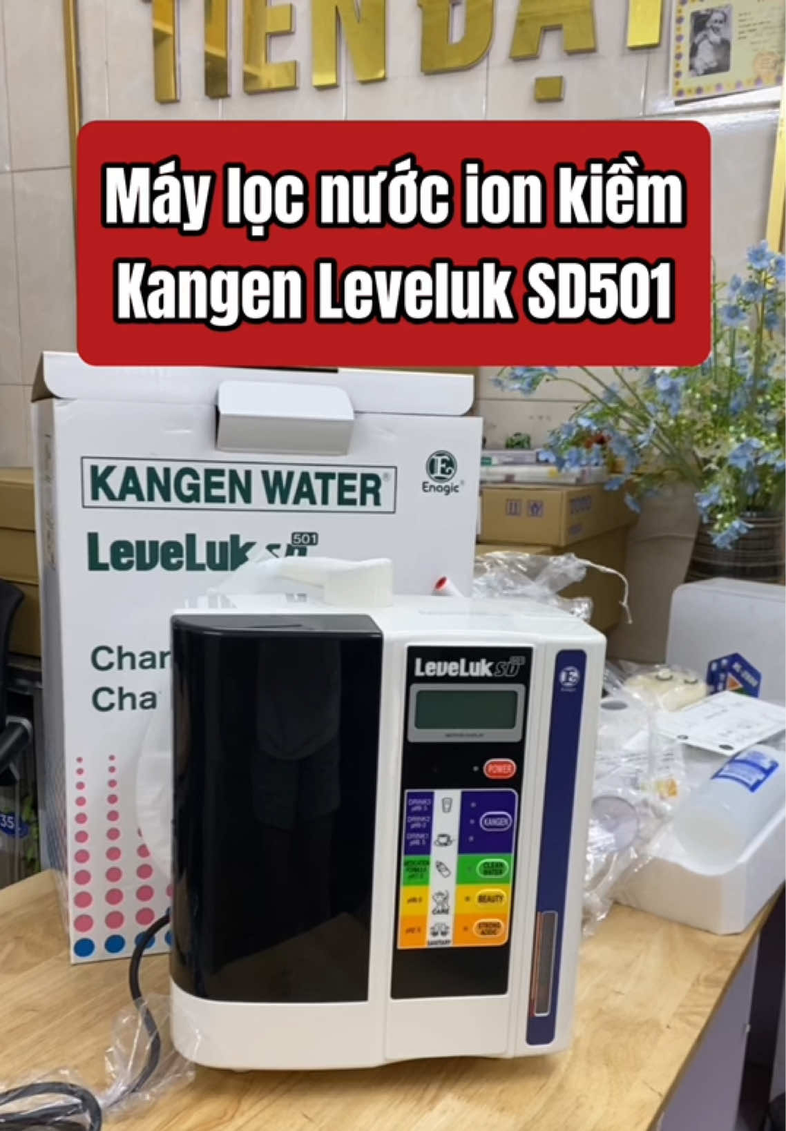 Máy lọc nước ion kiềm nội địa Nhật Kangen Leveluk Sd501, cho ra 7 chế độ nước #maylocnuoc #maylocnuocionkiem #maylocnuockiem #hangnhattiendat #hangnoidianhatban 