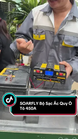 SOARFLY Bộ Sạc Ắc Quy Ô Tô 450A #sacbinhacquy 