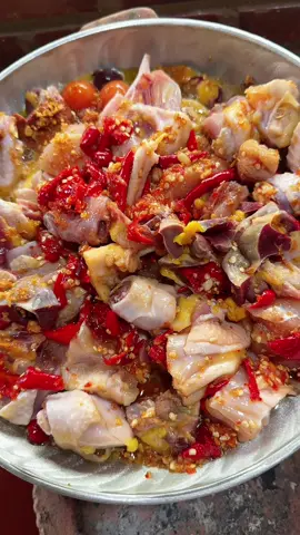 Gà kho muối ớt#food #nâunngoncungtiktok #learnontiktok #viraltiktok 