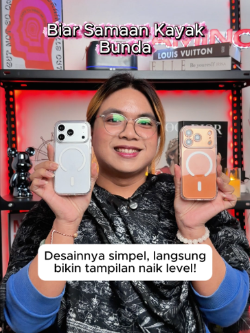 Cari case MagSafe yang nyaman digenggam? Case AMINO punya magnet kuat dan desain pas di tangan. #AMINO #iphonecase #magsafe