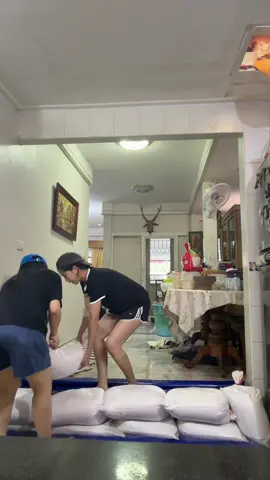 บ้านคุณยาย ขอให้ทุกคนปลอดภัยนะคะ 🤍 #น้ำท่วม 