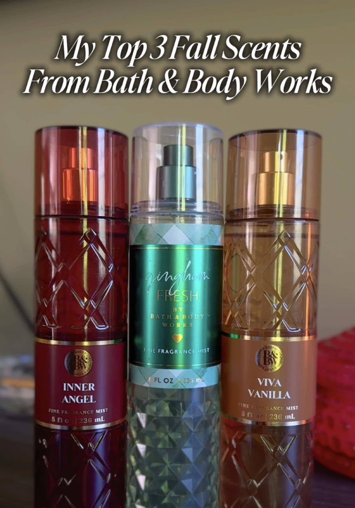 My top 3 fall scents from B&BW 🎃🍂 #bathandbodyworks #fragrancetiktok  #fallscents #autumnaesthetic #momlife 
