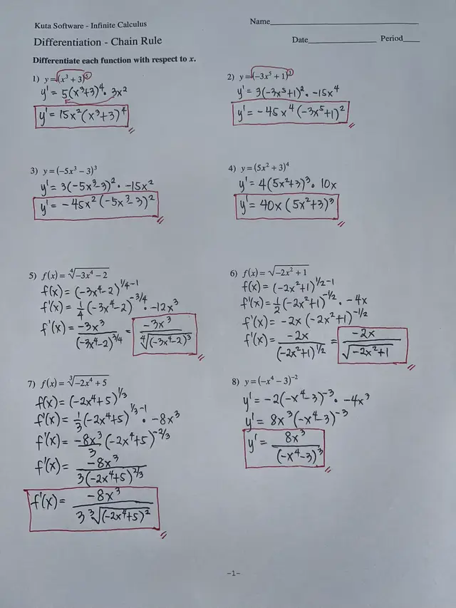 Basic chain rule set problem ☺️ Sana makatulong ❤️ #chainrule #derivatives  #engineering  #fyp 