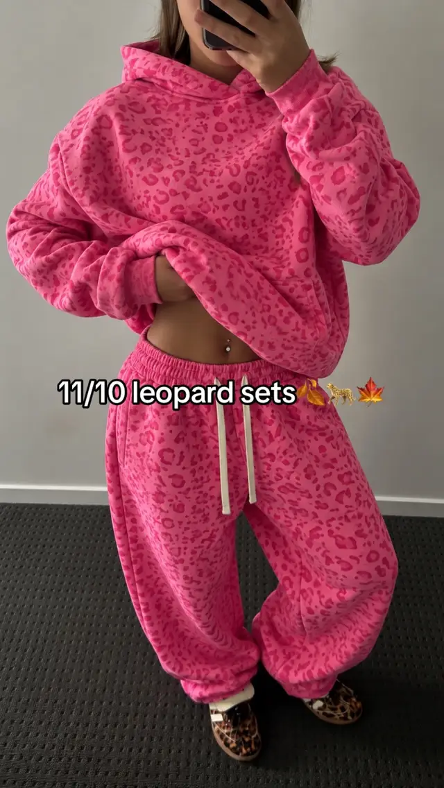 #leopardprint #fallaesthetic #matchingset #twopieceset #OOTD 
