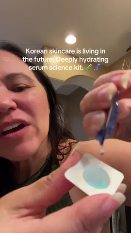 Korean skincare is living in the future. Deeply hydrating serum science kit. 🧪 🧬  #koreanskincare #amenareviews 
