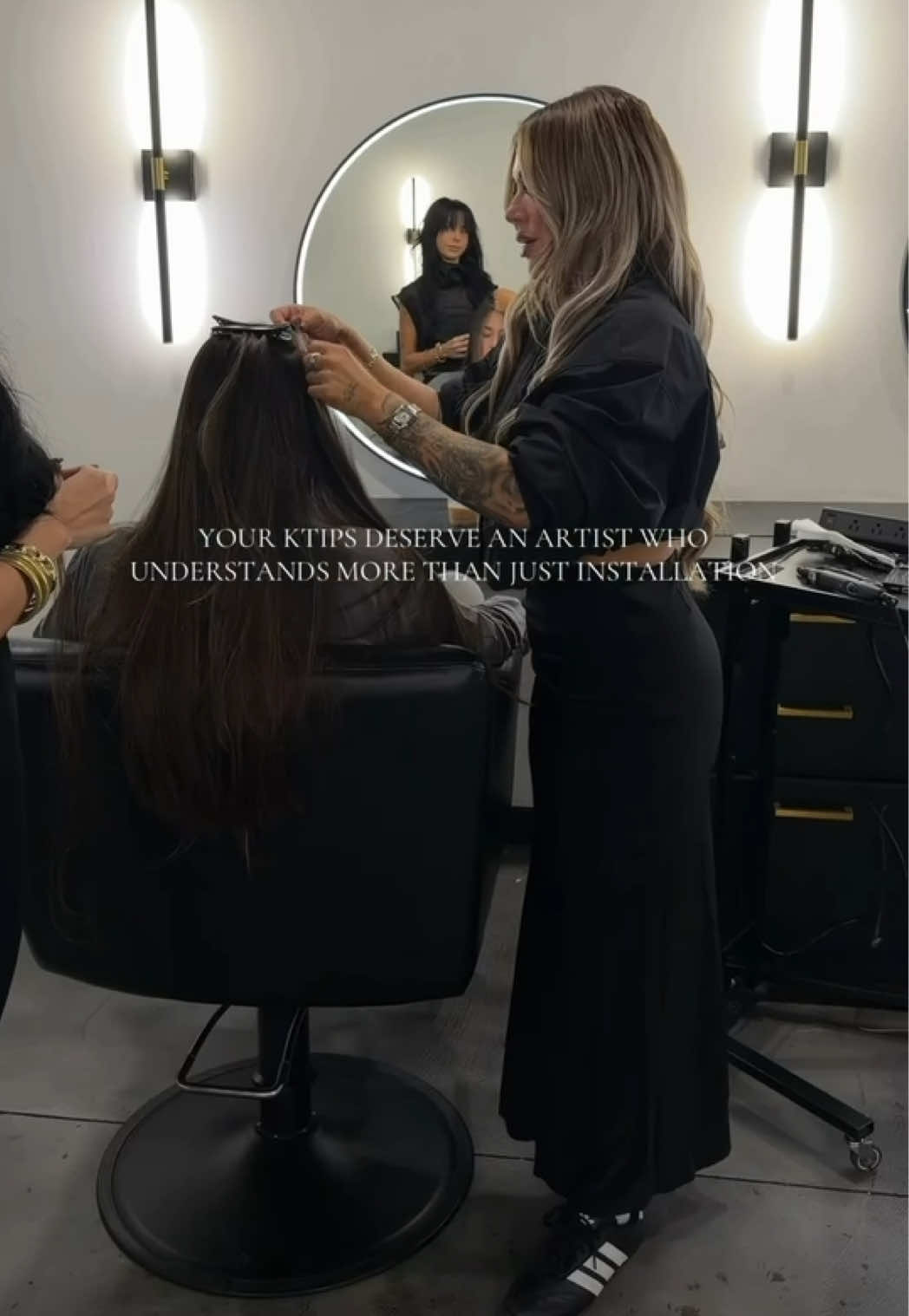Your K-Tips deserve more than someone who knows how to attach an extension.  Every bond is placed with your natural density, color, and movement in mind, so the finished look feels like your hair.  Over 100 hours of K-tip education and 1,000+ installs have taught me that a beautiful result comes down to understanding the hair in front of you. The technique matters. The eye for it matters just as much. 🤍 @Community Style House  #ktipextensions #ktips #scottsdalektips 