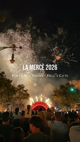 🔥 PORTA DE L’INFERN 🔥 The Porta de l’Infern (Gate of Hell) marked the spectacular beginning of tonight’s Correfoc during La Mercè. 👹🔥 The Correfoc is a traditional Catalan celebration where diables (devils) run through the streets carrying fireworks and sparklers, dancing and interacting with the crowd. Fire, music and Catalan popular culture come together in one of the region’s most iconic traditions. Tonight, September 26, the fireworks emerging from the Porta de l’Infern officially kicked off the Correfoc in Barcelona. 🔥 ⸻ 🔥 PORTA DE L’INFERN 🔥 La Porta de l’Infern ha marcat l’espectacular inici del Correfoc d’aquesta nit en el marc de La Mercè. 👹🔥 El Correfoc és una celebració tradicional catalana en què els diables recorren els carrers amb focs artificials i bengales, ballant i interactuant amb el públic. Foc, música i cultura popular catalana es combinen en una de les tradicions més emblemàtiques de Catalunya. Aquesta nit, 26 de setembre, els focs artificials que han sortit de la Porta de l’Infern han donat el tret de sortida al Correfoc de Barcelona. 🔥   #LaMerce2026 #Correfoc #PortaDeLInfern #Fireworks #BarcelonaGuide