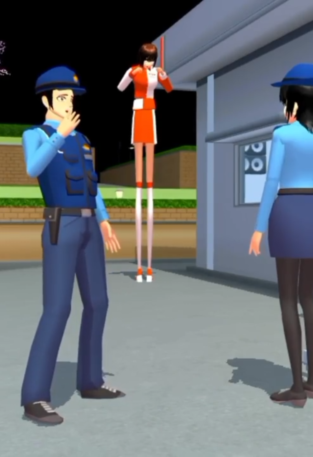 Yuta Mio Panik CCTV Merekam HANTU MBAK MAMI KAKI PANJANG Di Belakang Rumah 😱_Sakura School Simulator #sss #viralvideo #vairalvideo #sakuraschoolsimulator #fyp 