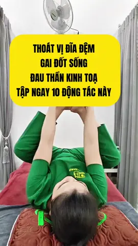 Thoát vị đĩa đệm, gai đốt sống, đau dây thần kinh toạ. tập ngay 10 động tác này  #thuytaman #Daulung #thoaihoacotsong #thoatvidiadem #dauthankinhtoa 