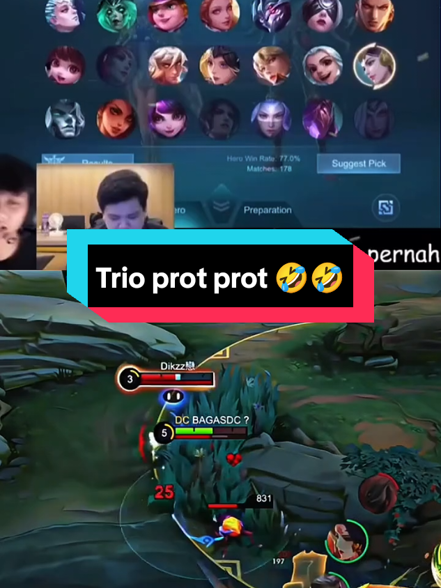 Trio prot prot 🤣🤣#MLBB10TH #ALLINMLBB #MLBBTheMLabel 