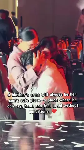 Nothing breaks a mother’s heart more than seeing her son cry. In that moment, there is no crown, no competition, and no disappointment—just a mother holding her son as he lets his tears fall. She may not be able to erase his pain, but she can give him her arms, her shoulder, and the comfort of knowing he will never have to face anything alone. A mother’s love is truly unconditional. ❤️#indonesia #mrinternational2026 #fyp 