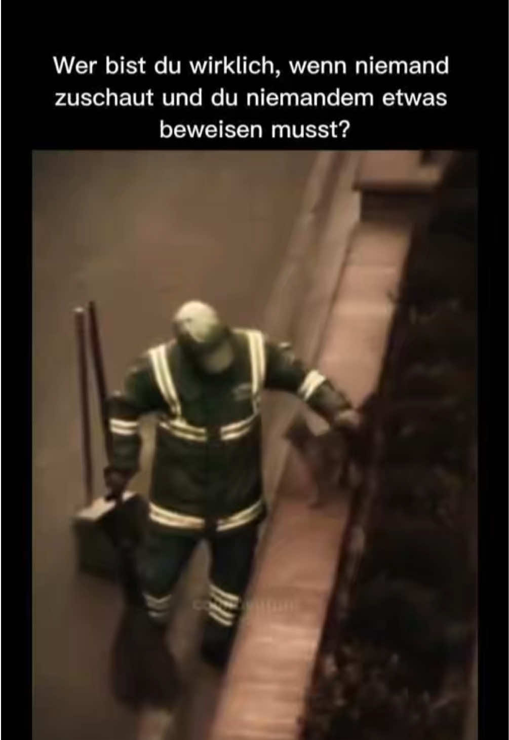 Wer bist du wirklich, wenn niemand zuschaut und du niemandem etwas beweisen musst?#respect #respekt #emotion #nachdenken #reflexion @Colírio Virtual 