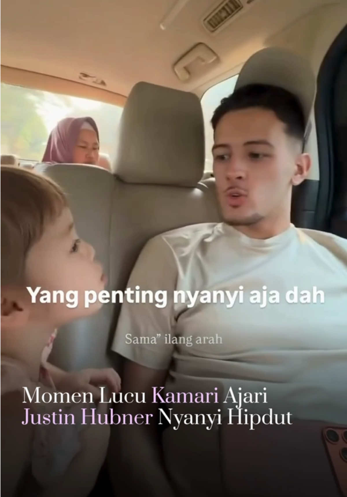 Vlisteners, Kamari kembali mencuri perhatian lewat momen lucu bersama Papa Jusa. Kali ini, Kamari terlihat mengajari Justin menyanyikan lagu hipdut “My Mine Gueh