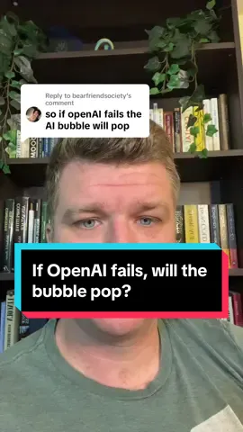 Replying to @bearfriendsociety OpenAI failing would certainly help pop a bubble, but there’s a lot of other factors at play too #investing #ai #bubble #openai