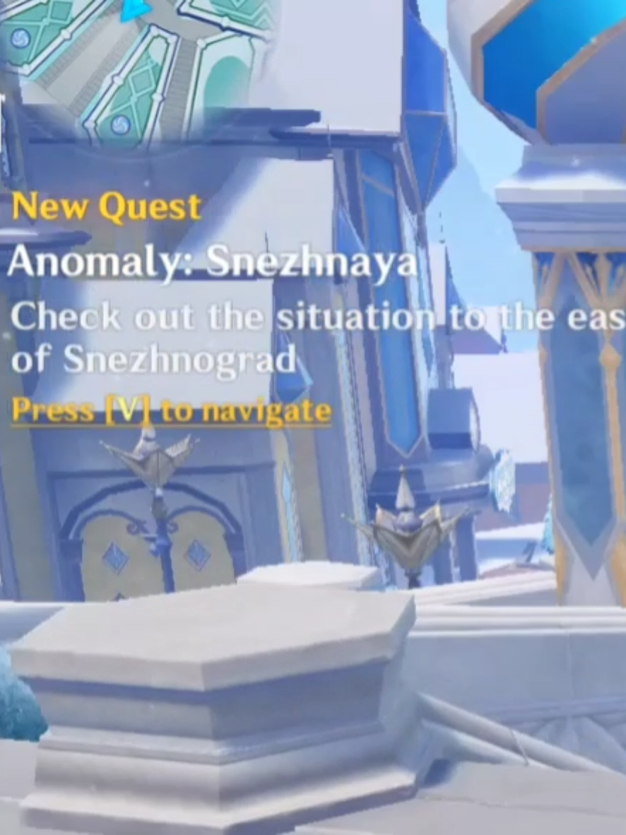#GenshinImpact | ts literally scared me #ronova #snezhnaya #anomaly #wanderer 