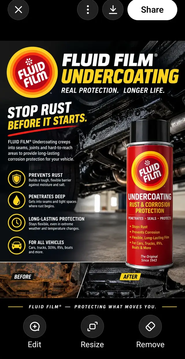 WINTER IS NEAR ARE YOU PROTECTED? PROTECT YOUR RIDE FROM RUSTING  FLUID FILM UNDERCOATING  DONT DELAY SCHEDULE TODAY  WEEKENDS ONLY  SAME DAY SERVICE 