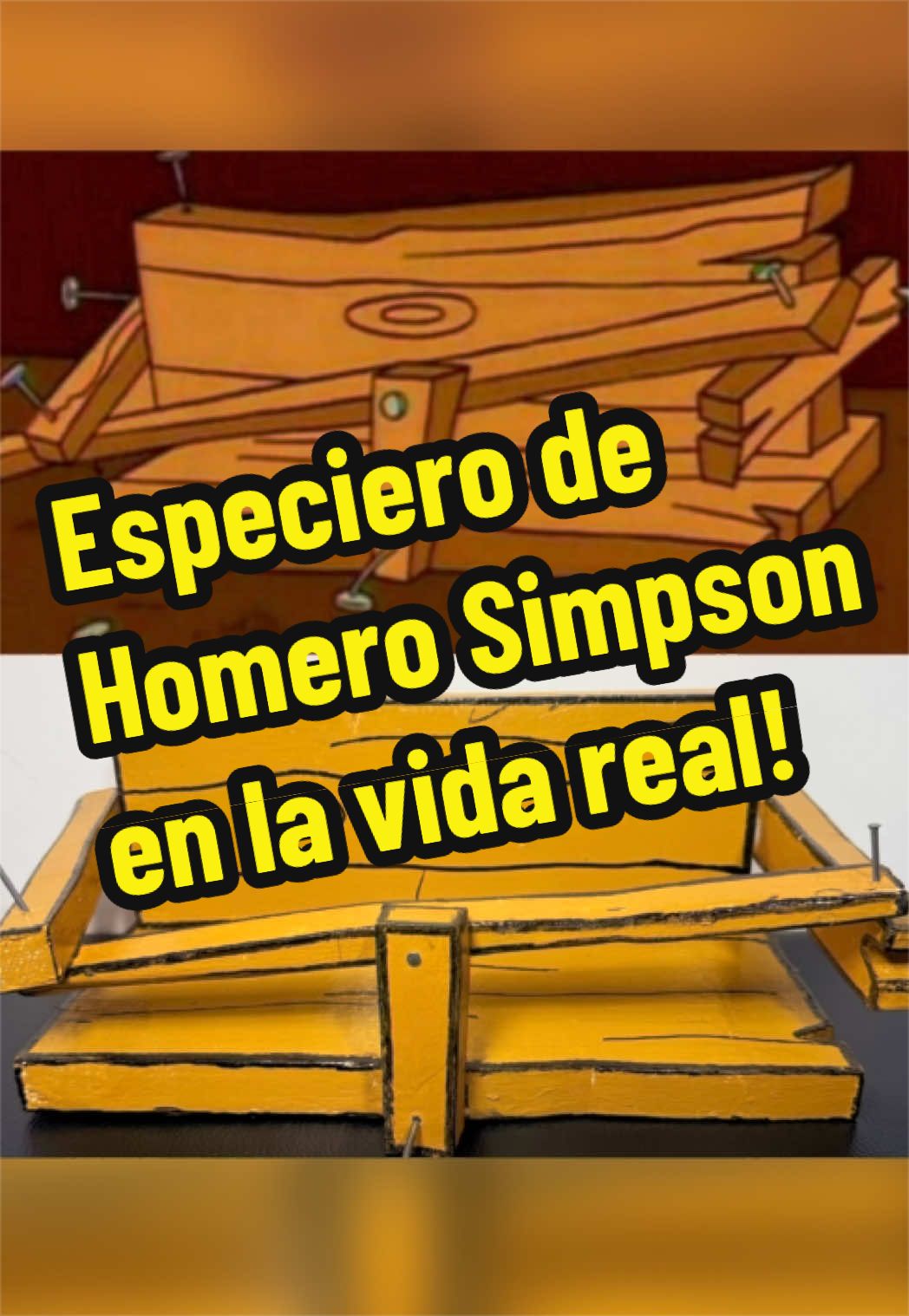 Recreé el icónico especiero de Homero Simpson con mis propias manos. 🪵🔨 ¿Creen que sí me salió o de plano no? Déjenme su calificación en los comentarios 👇  #simpsons #collection #toycollector #viral #handmade 