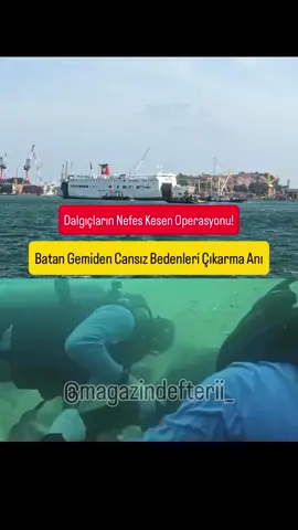 Derinliklerde Zamanla Yarış: Nefes Kesen Operasyon! 🌊⚠️ ​ Cava Denizi’nin 30 metre altında, fırtınaya yenik düşerek batan KMP Virgo feribotunda zamana karşı tüyler ürperten bir mücadele yürütülüyor. Endonezya Ulusal Arama ve Kurtarma Ajansı’na (Basarnas) bağlı uzman dalgıçlar; dip akıntıları, yüksek basınç ve enfeksiyon riskine rağmen derinliklerdeki enkazın içine girmeyi başardı.   ​Sualtında gemi camlarını kırarak ilerleyen ekipler, karanlık suların ortasında mahsur kalan vatandaşlarımızı dışarı çıkarmak için zorlu bir operasyon sürdürüyor. Hayatını kaybeden vatandaşlarımıza Allah’tan rahmet, acılı ailelerine ve yakınlarına sabırlar diliyoruz. Dalgıçların oksijen tüpleriyle hayata tutunup metrelerce aşağıda sergilediği bu tehlikeli görev, felaketin acı yüzünü bir kez daha gözler önüne serdi.  ​#sualtı #aramakurtarma #dalgıç #operasyon #indonesia 