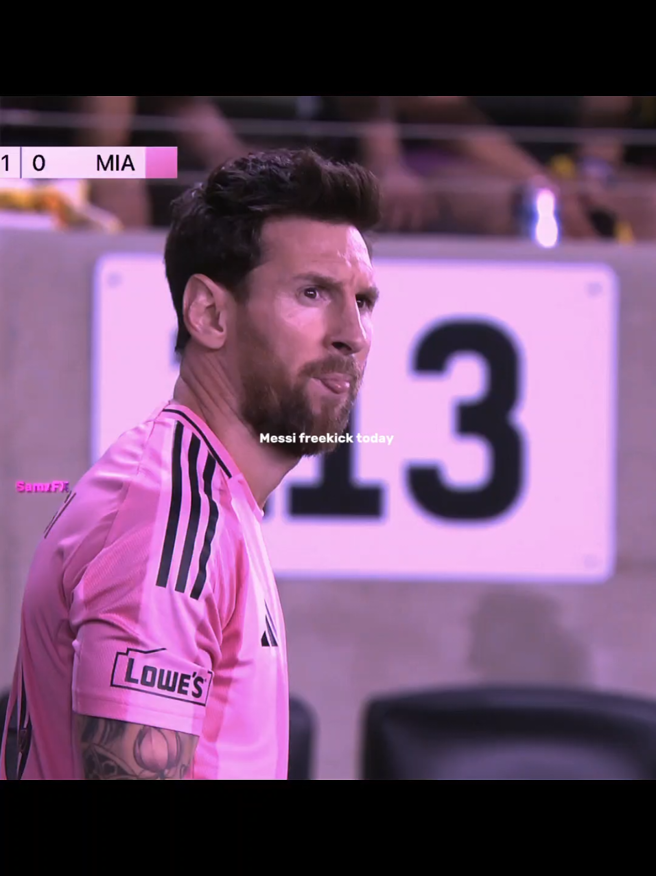 Messi goal today vs Columbus 🔥😮‍💨|| Messi freekick no. 76 ☠️| #lionelmessi #messi #messigoaltoday #intermiami #fyp #footballtiktok #edit 