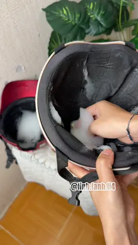 Xịt bọt tuyết vệ sinh khử mùi mũ bảo hiểm#reviewthat #linhlanhloi #vesinhmubaohiem #dungcuvesinhluoi #chaixitvesinhmubaohiem 