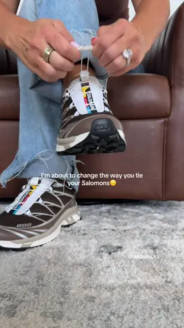 Did it work? #salomonxt6 #brownsalomon #salomonlacetuck 
