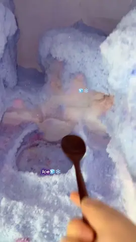 #snowice #freezerfrost #ASMRICE #freezer #freezerfrosteating 